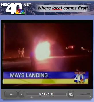 NBC40 Mayslanding Fire