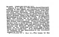 Forest Fire May 15 1880